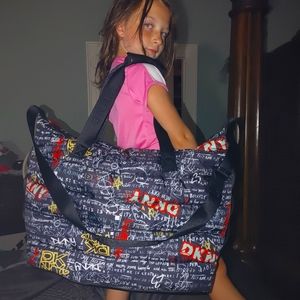 DKNY Graffiti Weekender Tote NWOT